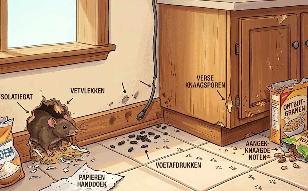 Hoe herken je ratten in huis