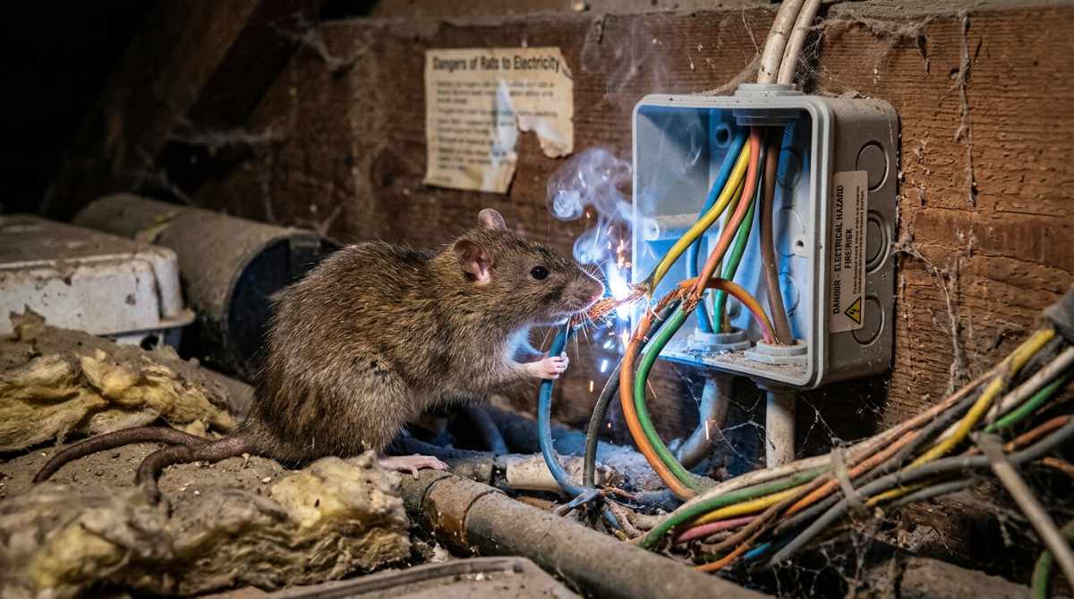 gevaren van ratten voor electra