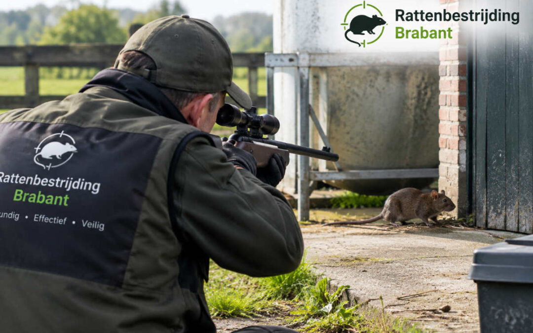 Ratten laten afschieten door een gecertificeerd specialist
